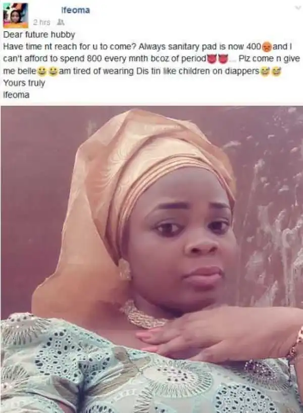 See The Hilarious Reply Given To A Beautiful Lady Who Wants A Man To Come & Impregnate Her